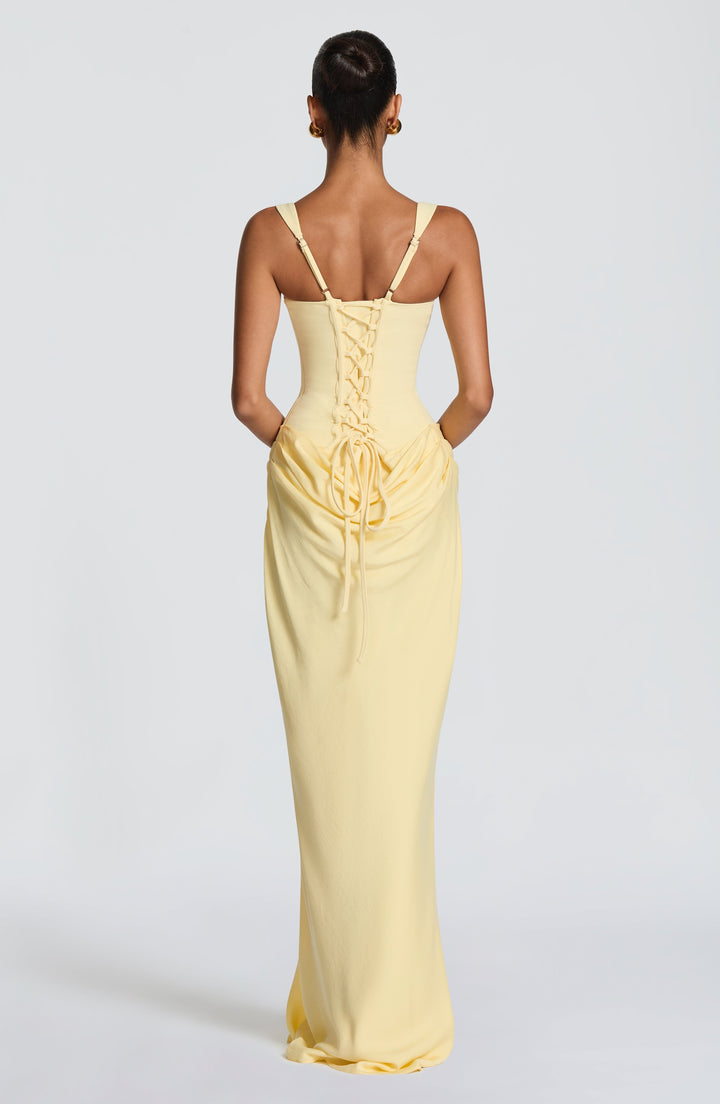 Indy bodycon maxi-jurk