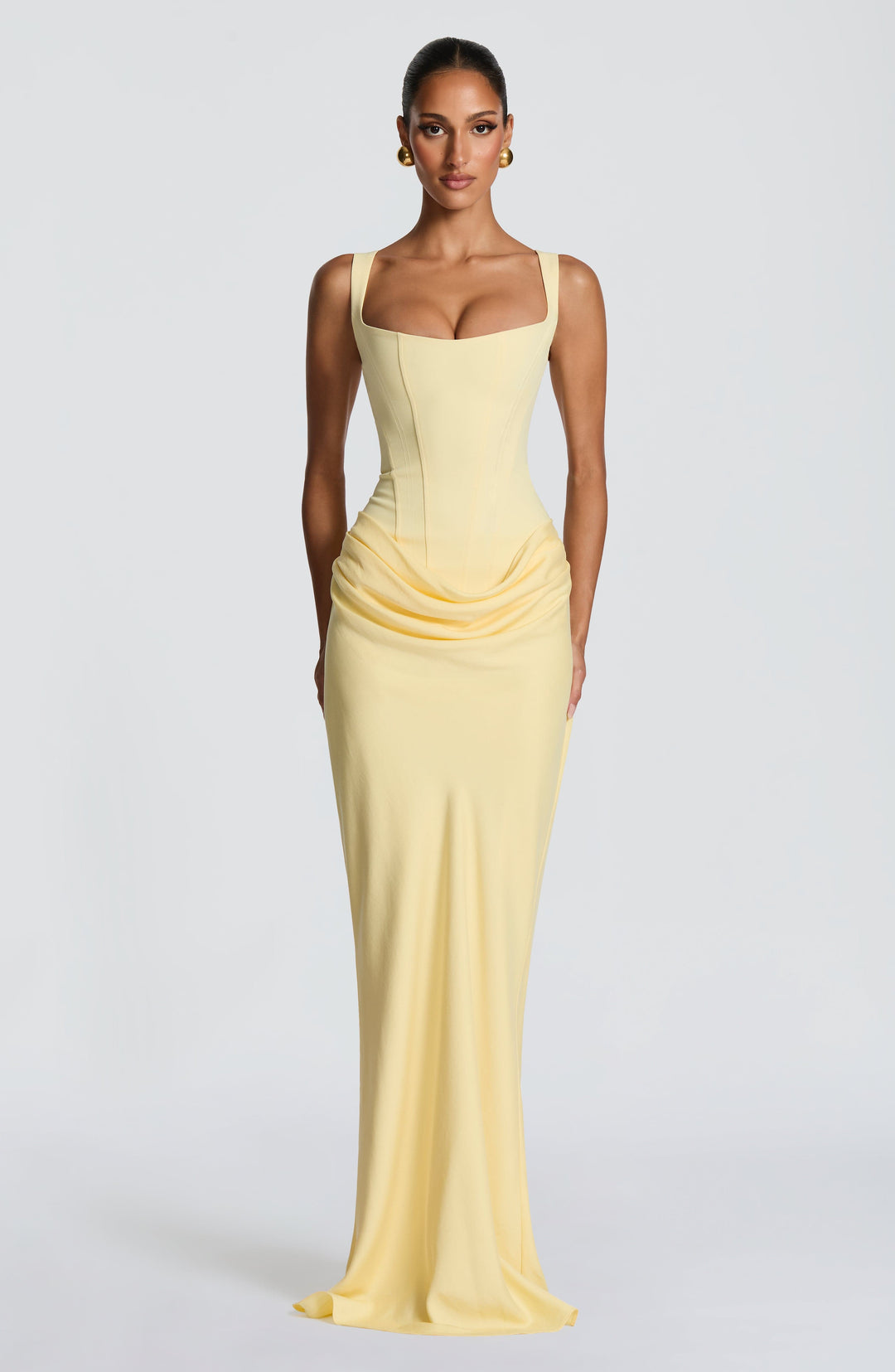Indy bodycon maxi-jurk