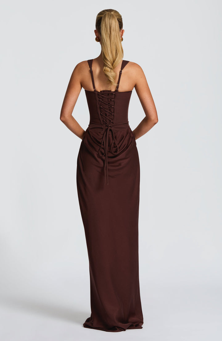 Indy bodycon maxi-jurk
