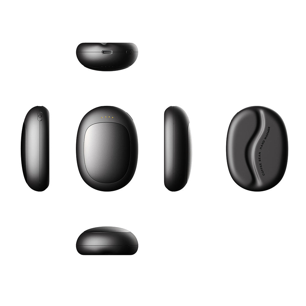 Oplaadbare handwarmer in twee magnetische helften