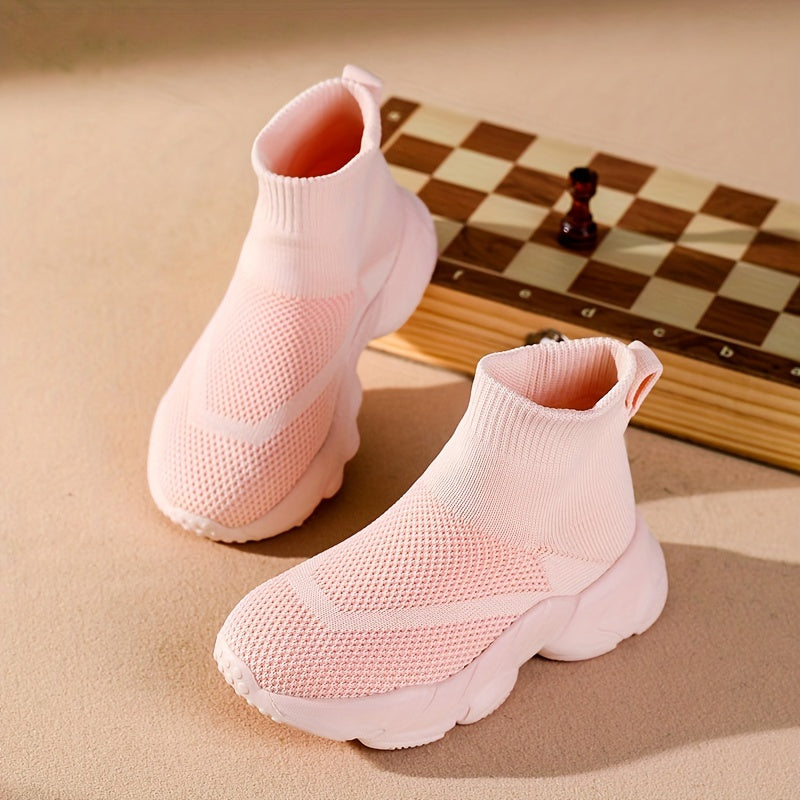 Jongens meisjes sok schoenen geweven ademend schoenen