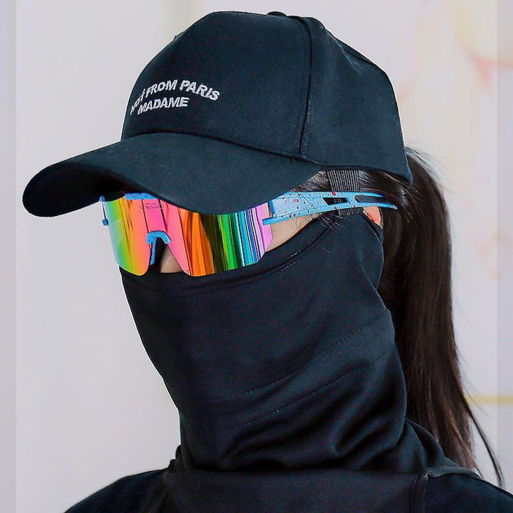 Skimasker voor neus en mond – warm, winddicht, met koordsluiting