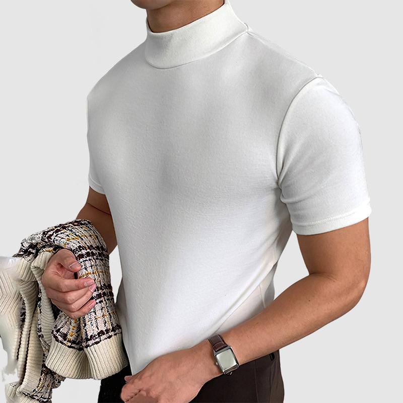 Heren stretch katoenen T‑shirt – casual, voor dagelijks gebruik en geschikt voor alle seizoenen