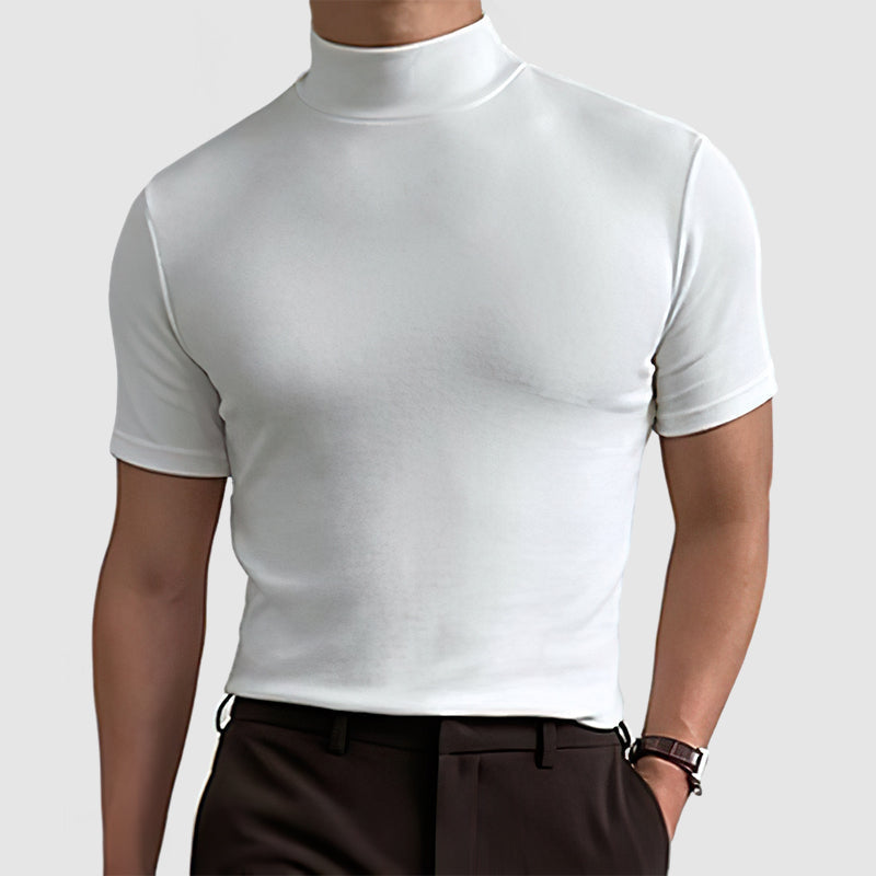 Heren stretch katoenen T‑shirt – casual, voor dagelijks gebruik en geschikt voor alle seizoenen