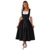 Midi-dirndl voor dames met geregen korset