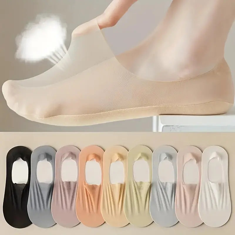 Verkoelende Dames Sokken in Pastelkleuren - Zomersokken Dames