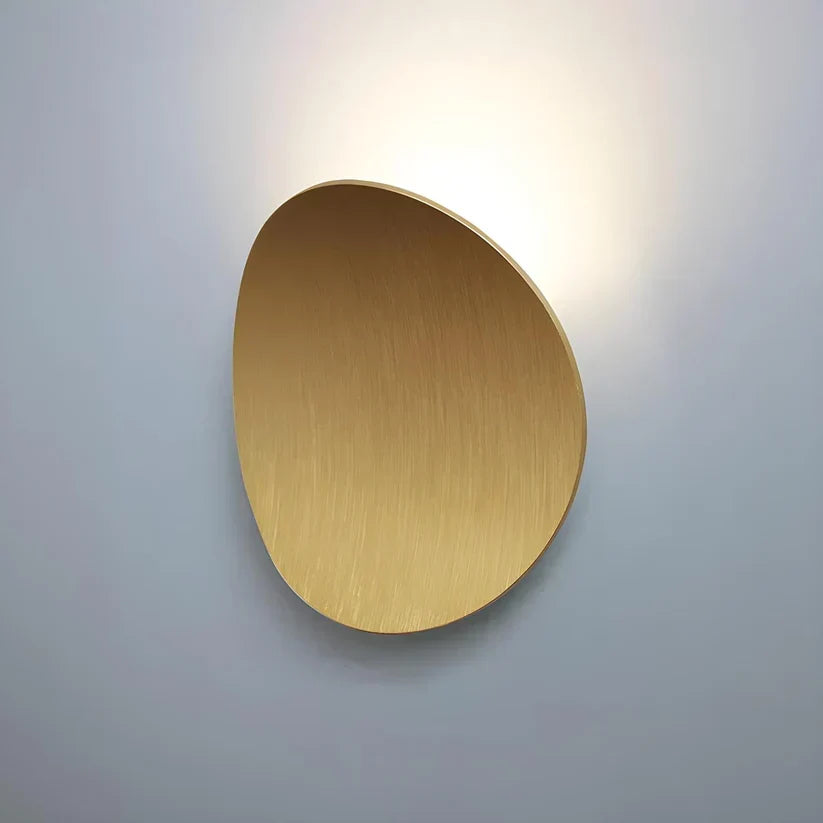 Disk metalen wandlamp