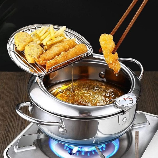 Friteuse van roestvrij staal - Perfecte gezamenlijke maaltijden!