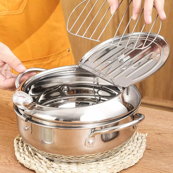 Friteuse van roestvrij staal - Perfecte gezamenlijke maaltijden!