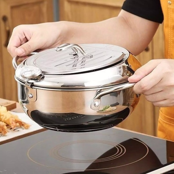 Friteuse van roestvrij staal - Perfecte gezamenlijke maaltijden!