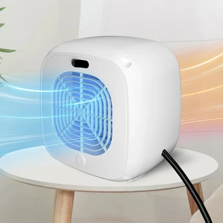 Mini-kachel 450–800 W voor op je bureau