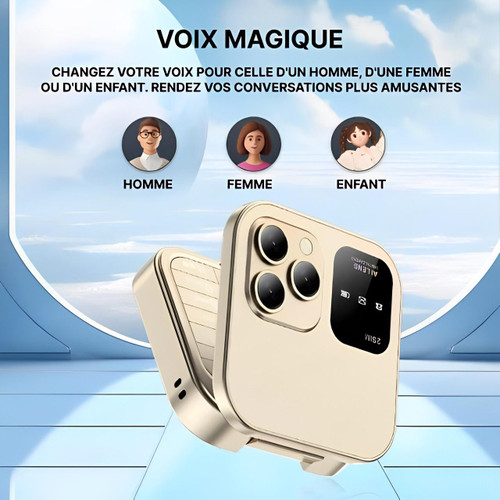 Opvouwbare Flip-Telefoon Dual SIM | 1,77" Scherm | 1000 mAh | Micro USB