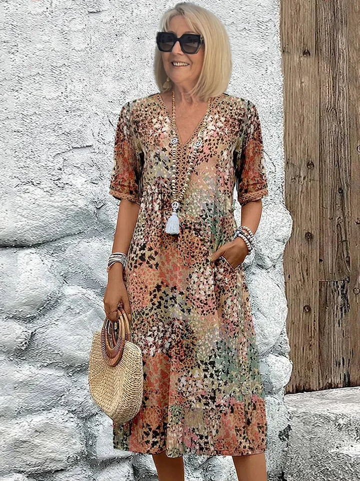 Chique midi-jurk