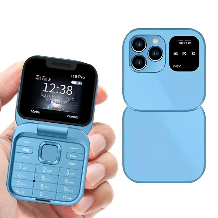 Opvouwbare Flip-Telefoon Dual SIM | 1,77" Scherm | 1000 mAh | Micro USB