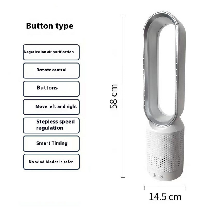 Purifier Premium Ventilator voor de slaapkamer - super stil en krachtig