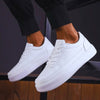 Witte ergonomisch Sneakers voor Heren met Optimale Ondersteuning en Comfort