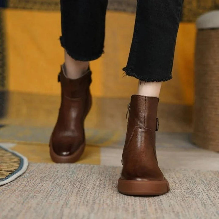 Vintage enkellaarsjes – Retro stijl met moderne rand