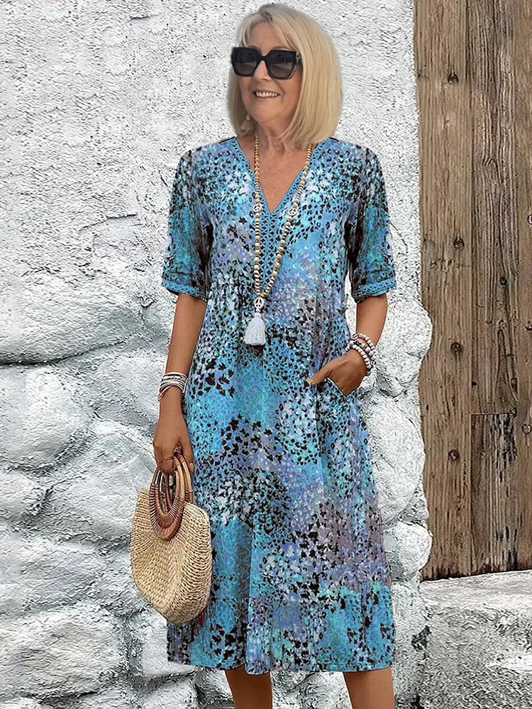 Chique midi-jurk