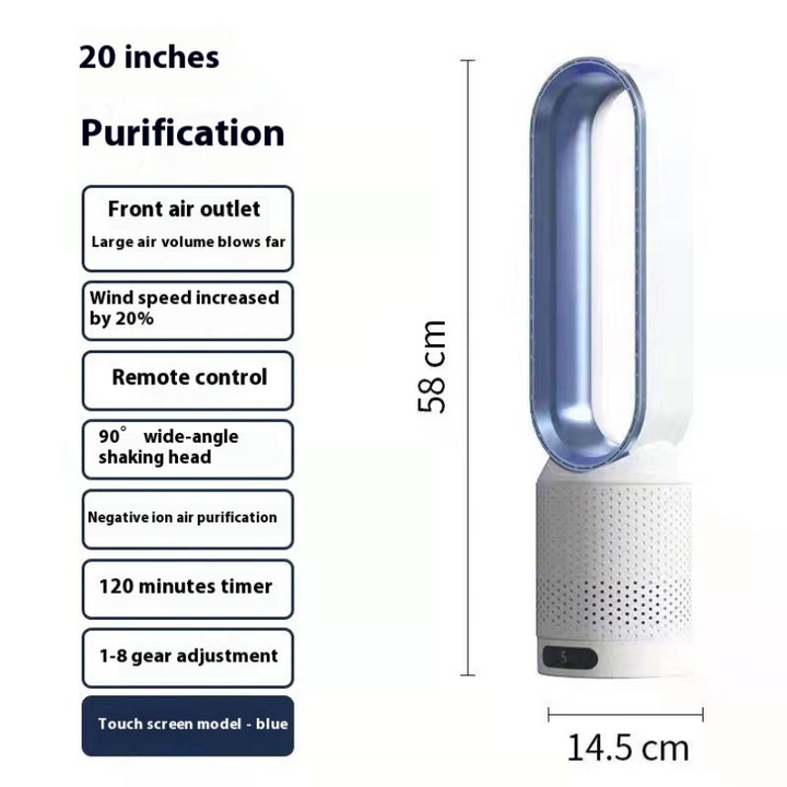Purifier Premium Ventilator voor de slaapkamer - super stil en krachtig