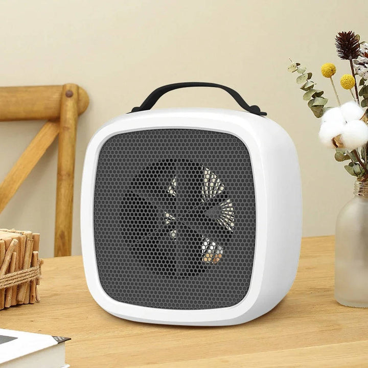 Mini bureaukachel 500 W PTC, stil en snel warm