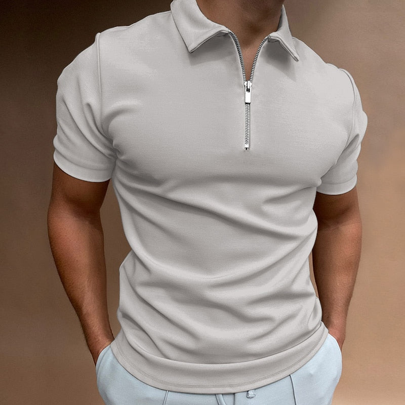 Poloshirt heren met ritssluiting - Berlijn