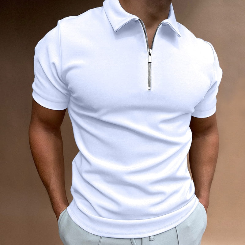 Poloshirt heren met ritssluiting - Berlijn
