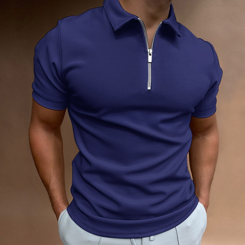 Poloshirt heren met ritssluiting - Berlijn