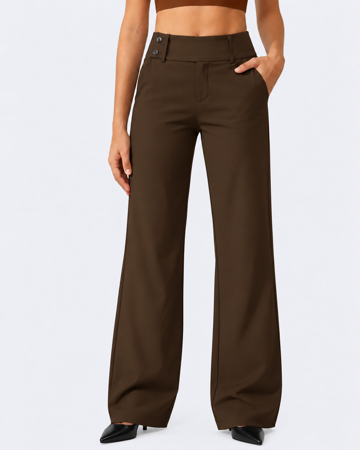 Alledaagse Stretchbroek | Hoge Taille & De Hele Dag Comfort