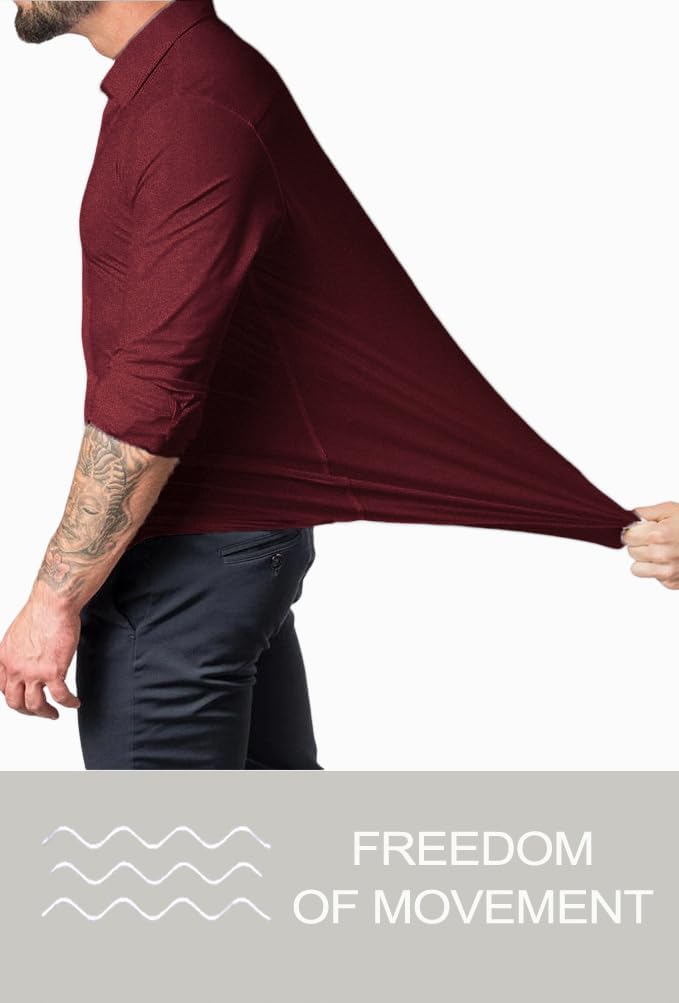Slim-fit herenoverhemd voor lente 2026 – kreukvrij – David