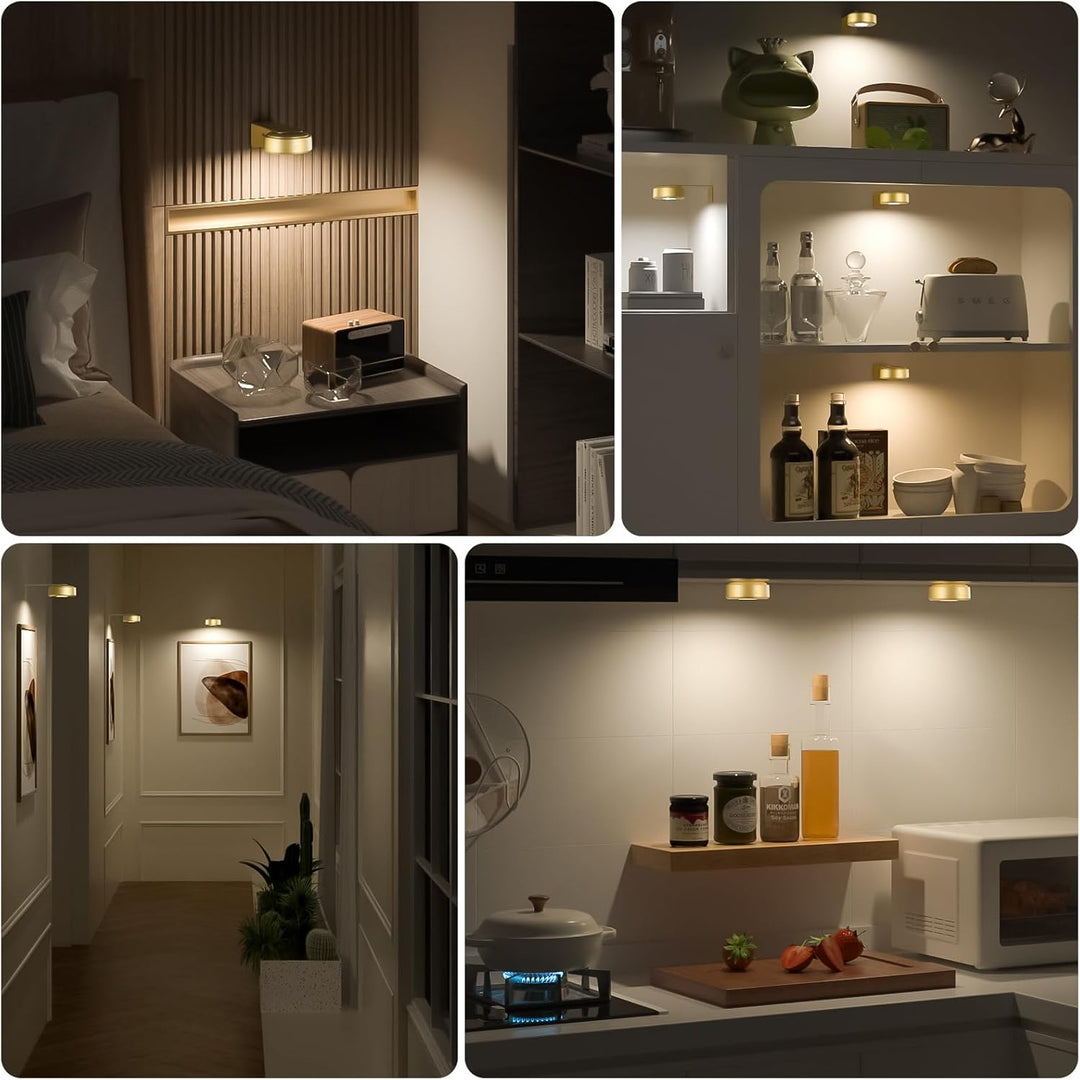 Verstelbare magnetische schilderijlamp | LED-touch & afstandsbediening, RGB/wit, USB
