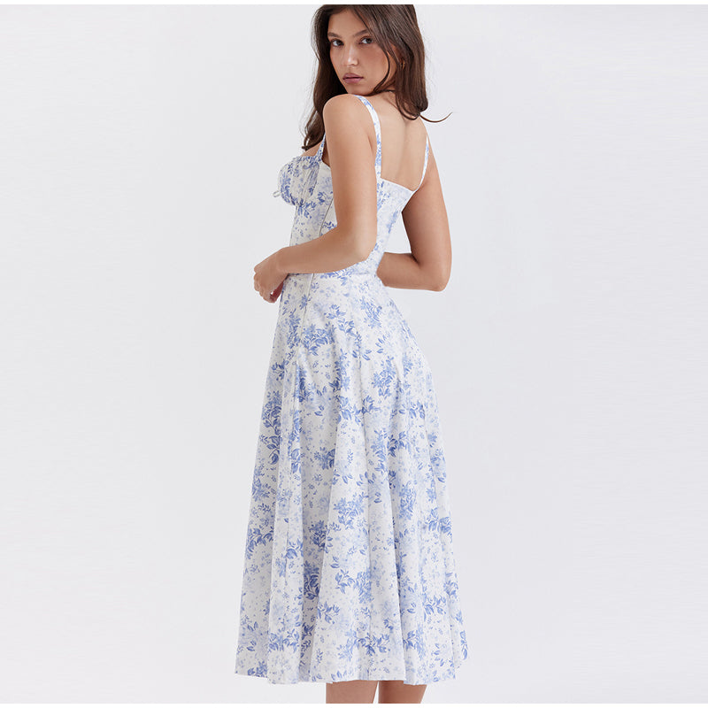 
                  
                    Lorivelle – Midi Jurk met Elegant Silhouet en Tijdloze Stijl - SkinzLine
                  
                