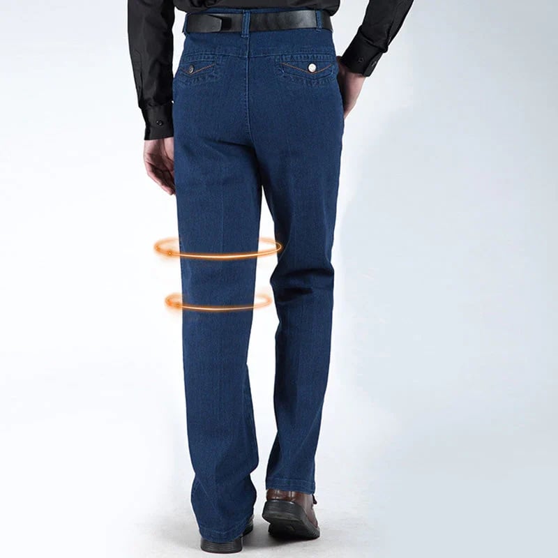 Herenjeans met Hoge Taille en Rechte Pijp – Tobias