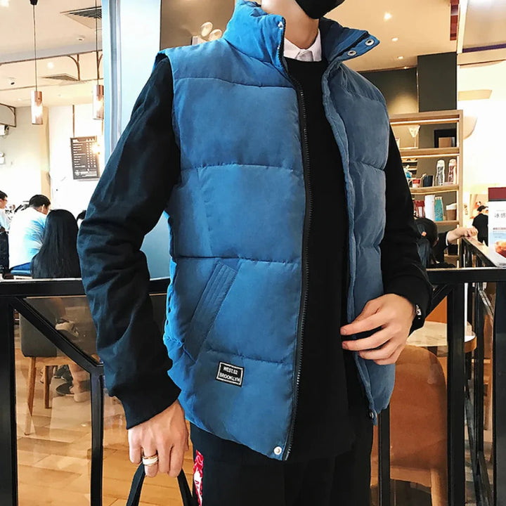 Gewatteerd Herengilet met Rits
