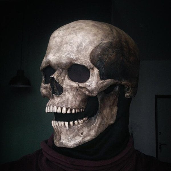Schedelmasker — laat elke kamer huiveren met levensechte details en comfort de hele nacht