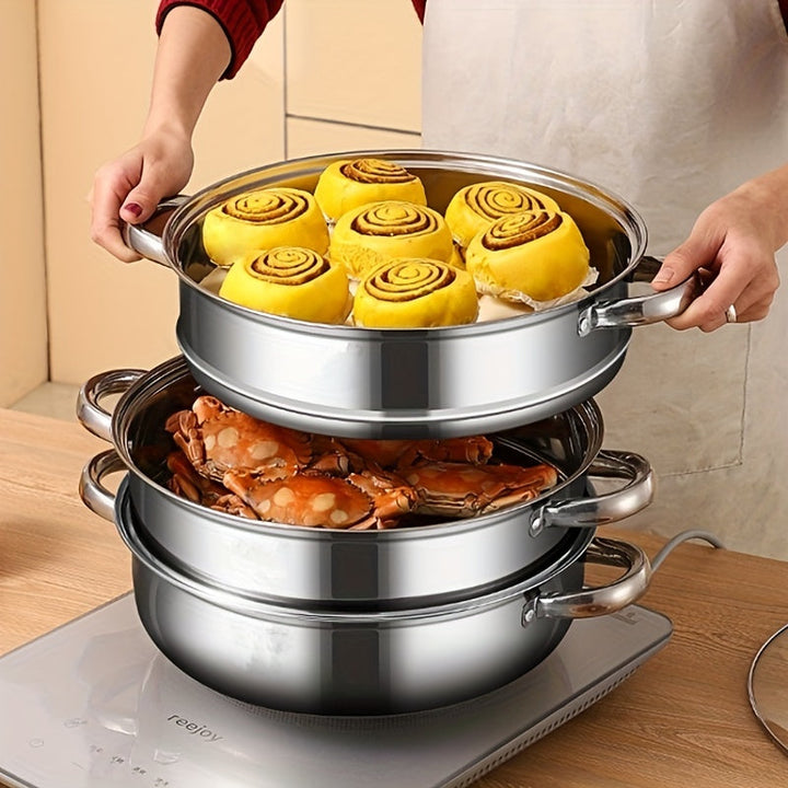 Stoomkoker met 3 lagen – NutriSteam
