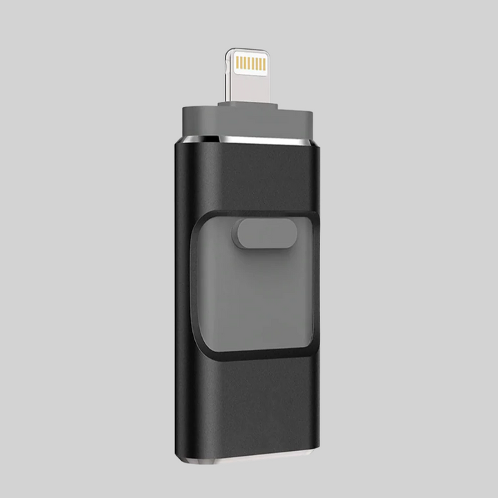 4-in-1 USB-flashdrive – Opslagoplossing met meerdere connectoren
