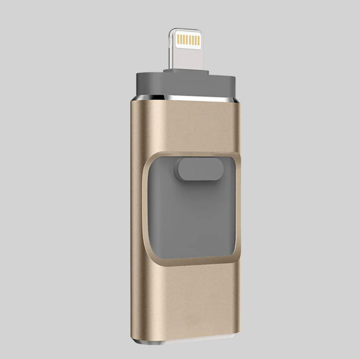 4-in-1 USB-flashdrive – Opslagoplossing met meerdere connectoren