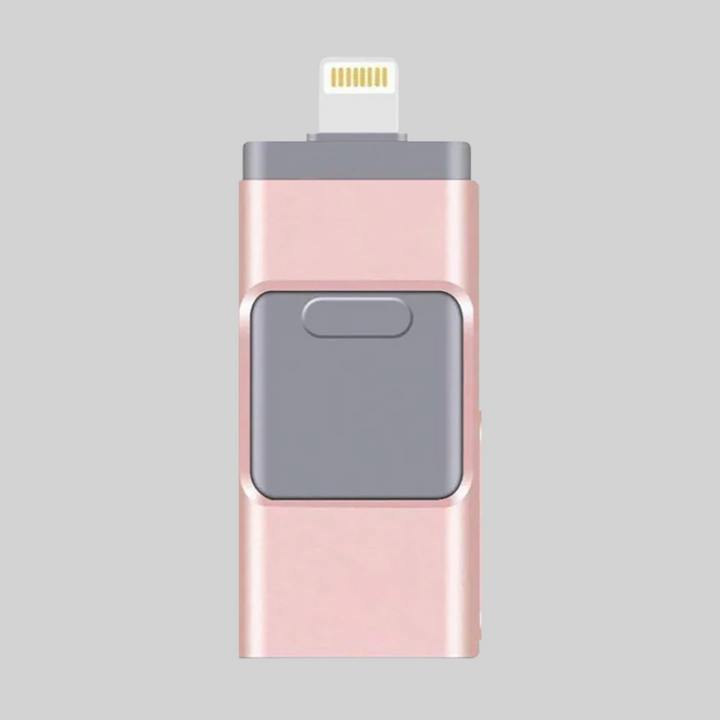 4-in-1 USB-flashdrive – Opslagoplossing met meerdere connectoren