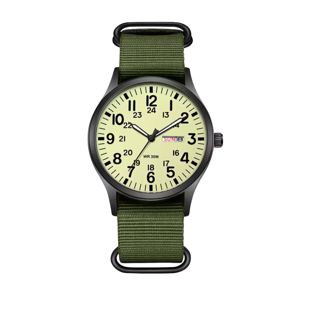 Herenhorloge Outdoor – Waterdicht 100m, Krasbestendig Saffierglas