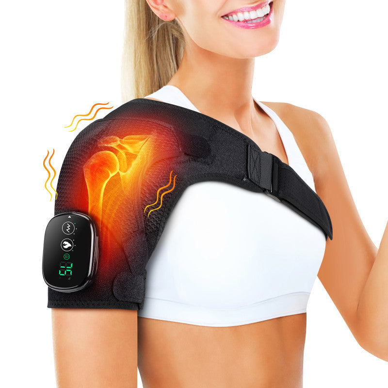 Oplaadbare verwarmde schouderband met timer, ook voor knie en elleboog