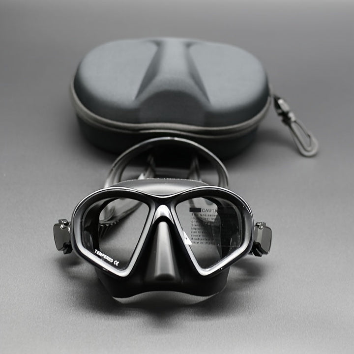 Gehard Duikmasker met Etui - Duikbril met Antifog en Camerahouder