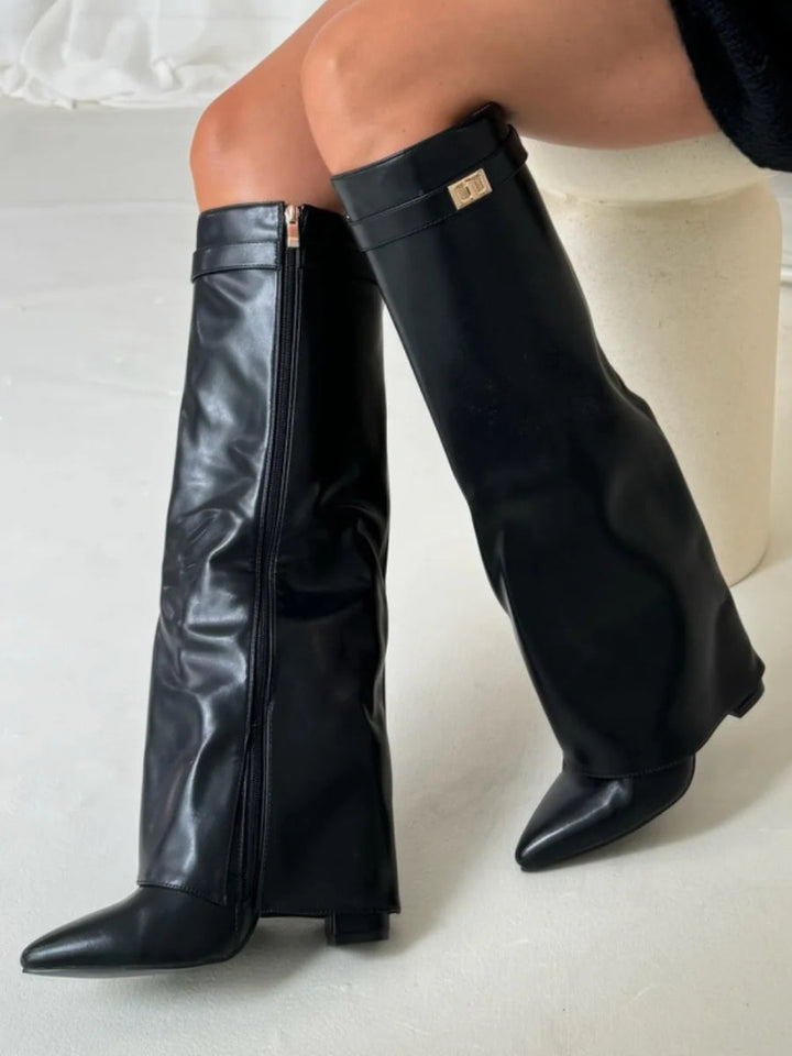 Elegante damesschoenen van hoge kwaliteit – gouden details
