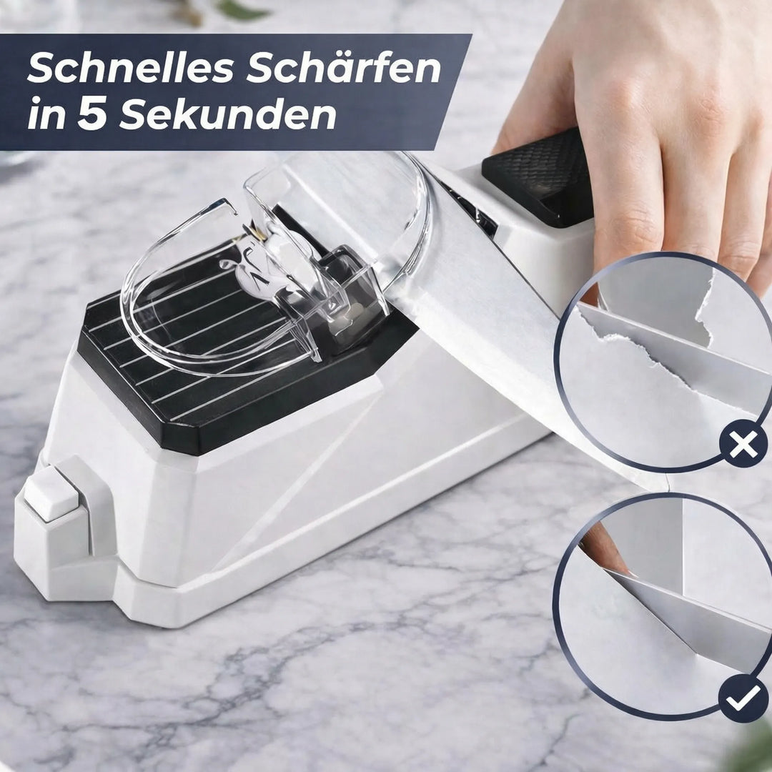 Elektrische Messenslijper | Eenvoudig Messen Slijpen | Apparaat voor het Slijpen van Messen | Schärfix