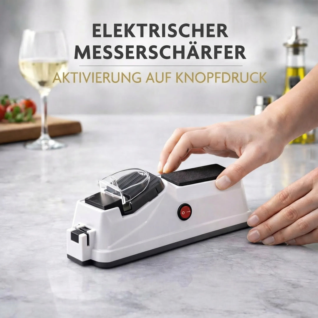 Elektrische Messenslijper | Eenvoudig Messen Slijpen | Apparaat voor het Slijpen van Messen | Schärfix