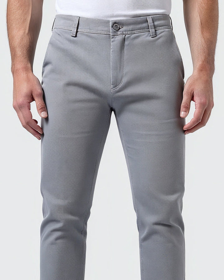 Slim fit chinobroek voor heren voor dagelijks gebruik en kantoor