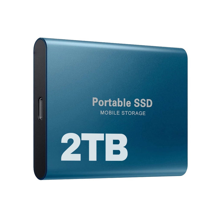 Externe SSD 1 TB draagbare solid-state schijf met USB-C voor laptop en pc