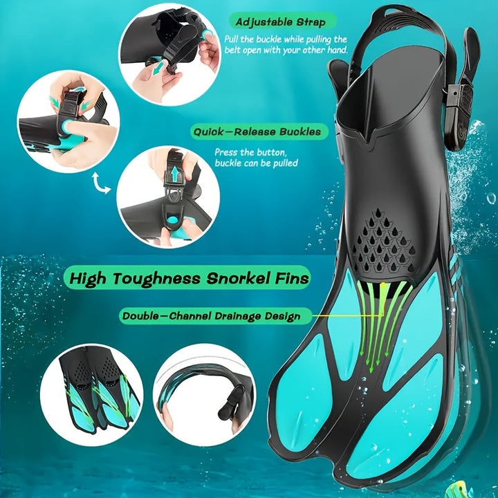 AquaFlex Snorkelvinnen – Ideaal voor Zwemmen en Snorkelen