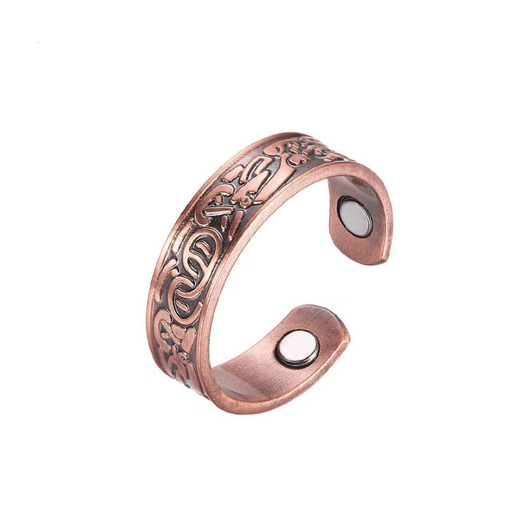 Retro-style Red Copper Magnet Bracelettravel Journal