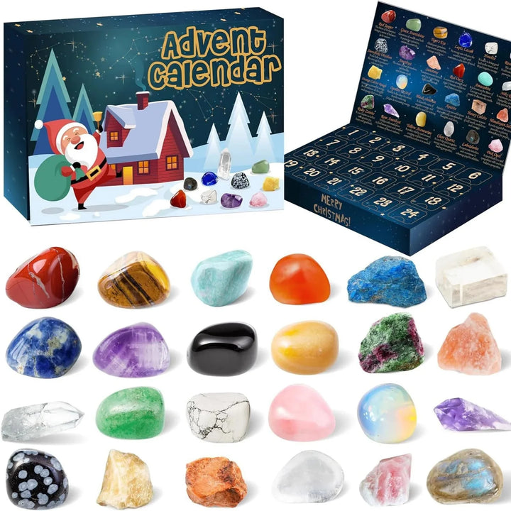 Adventskalender met 24 Echte Edelstenen