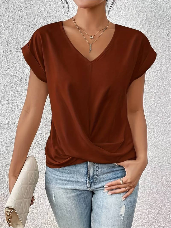 Comfortabel Korte Mouw T-Shirt Voor Dames